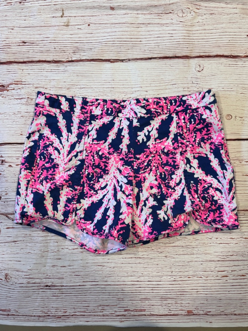 Lilly Pulitzer Hazelle Stretch Short in Nauti Navy Beyond The Sea Sz 10 - Picture 6 of 12